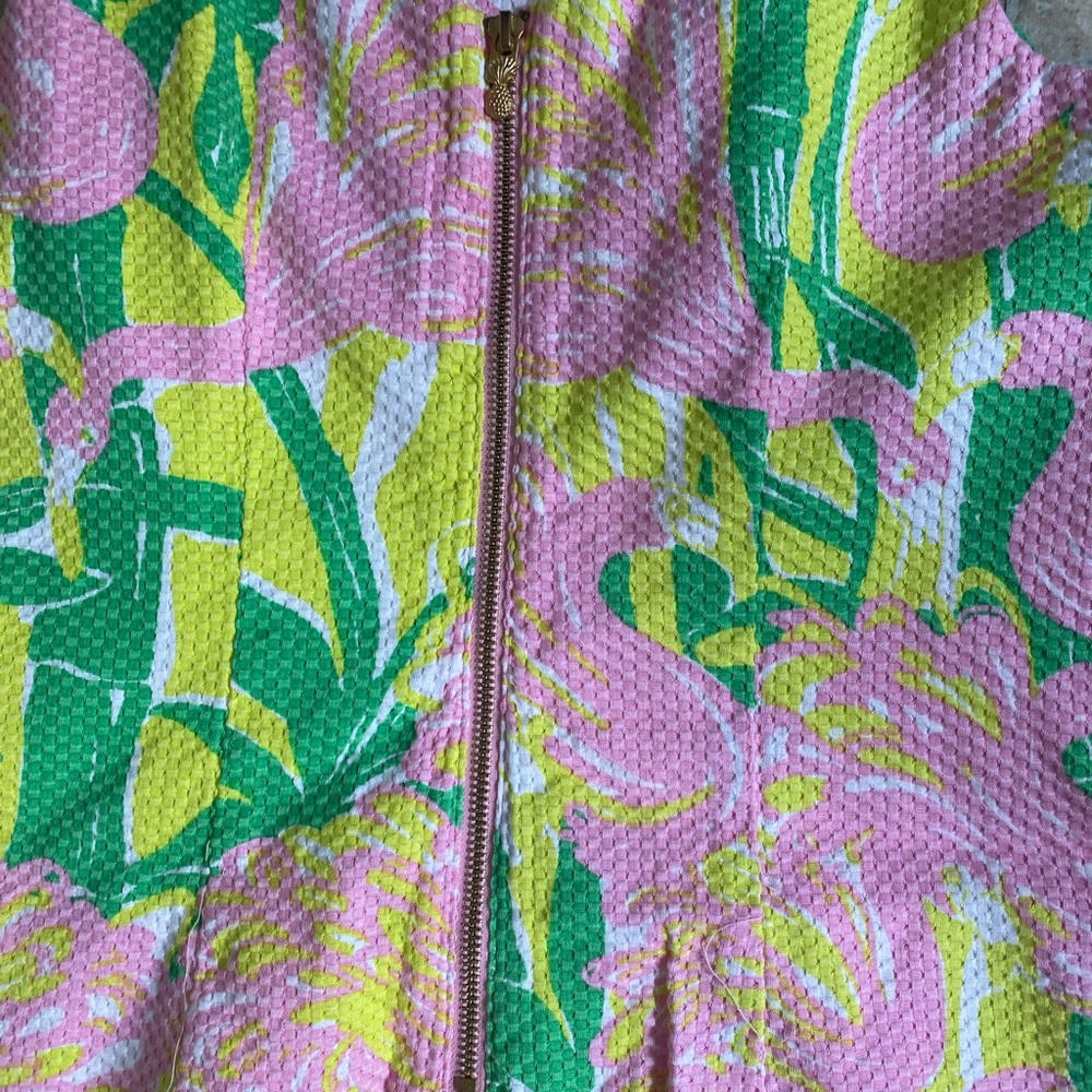 Lilly Pulitzer For Target Fan Dance Flamingo 20th Anniversary Shift Dress - Picture 12 of 16